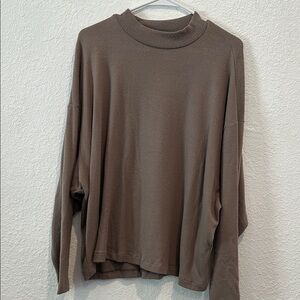 H&M Taupe Long Sleeve Shirt